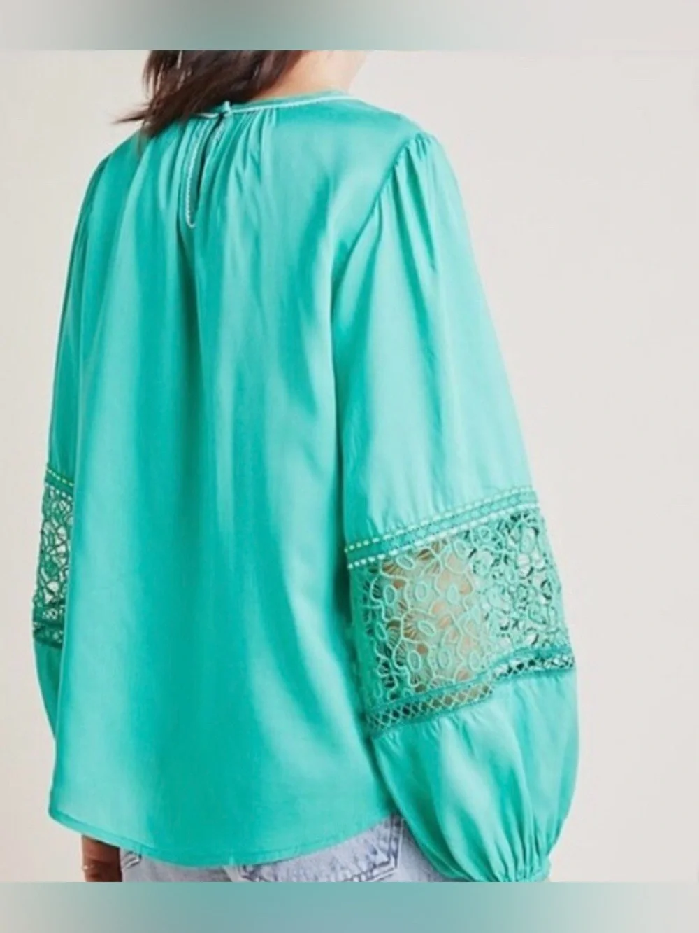 NWT Anthropologie Blink London Sunshine Peasant Top Blouse Sz XL